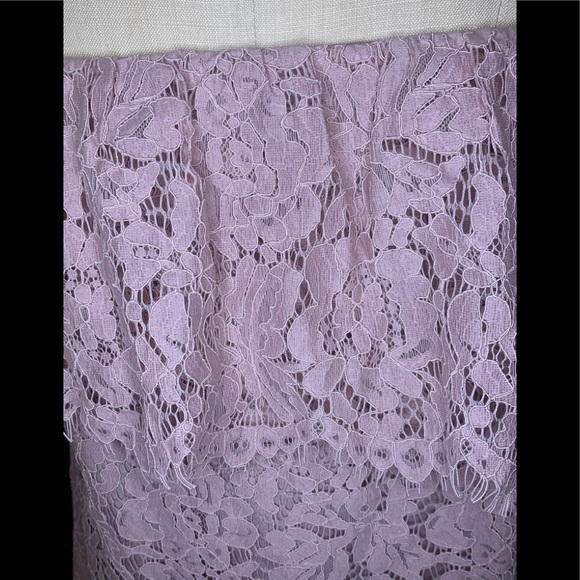 NWT Impeccable Pig Mauve Lace Off-Shoulder Top Lg - Picture 3 of 6